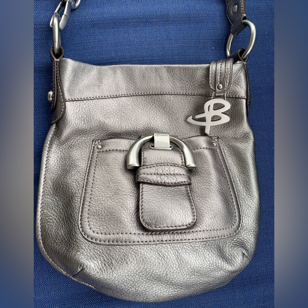 Gorgeous authentic BMakowski buttery pebbled leather crossbody
